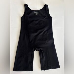 CACIQUE Open Bust Thigh Shaper Full Body Shapewear Women's 18/20 Plus Size Black